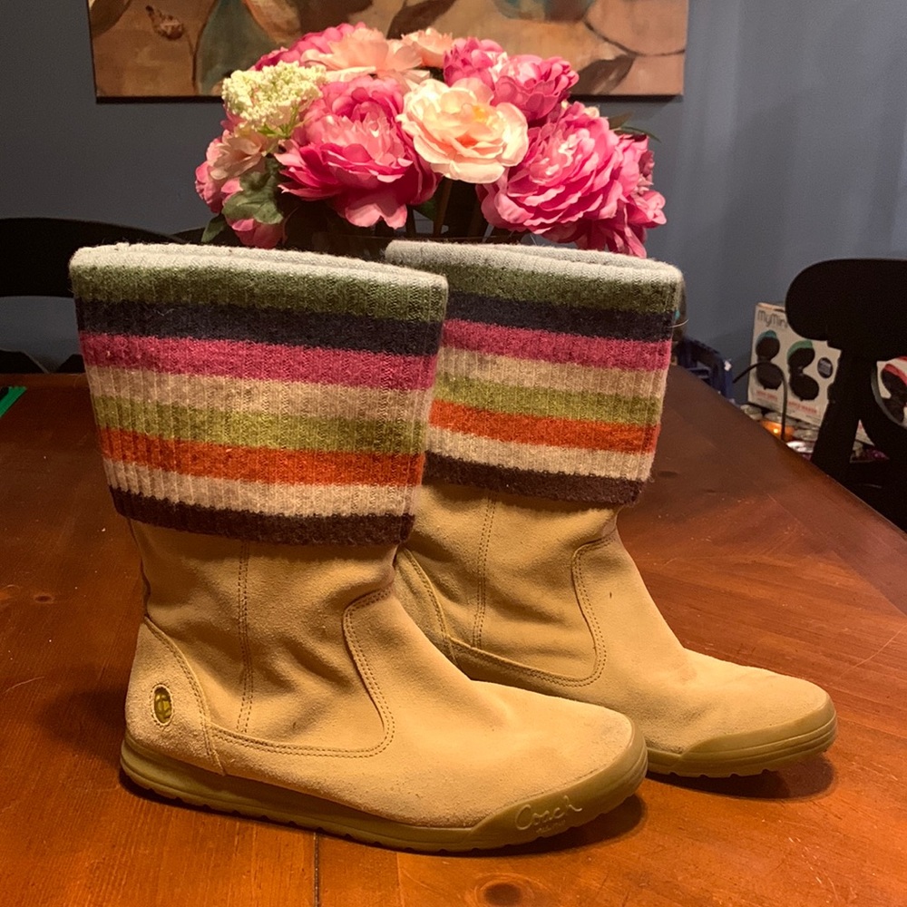Coach suede legacy Tatum boots 9.5